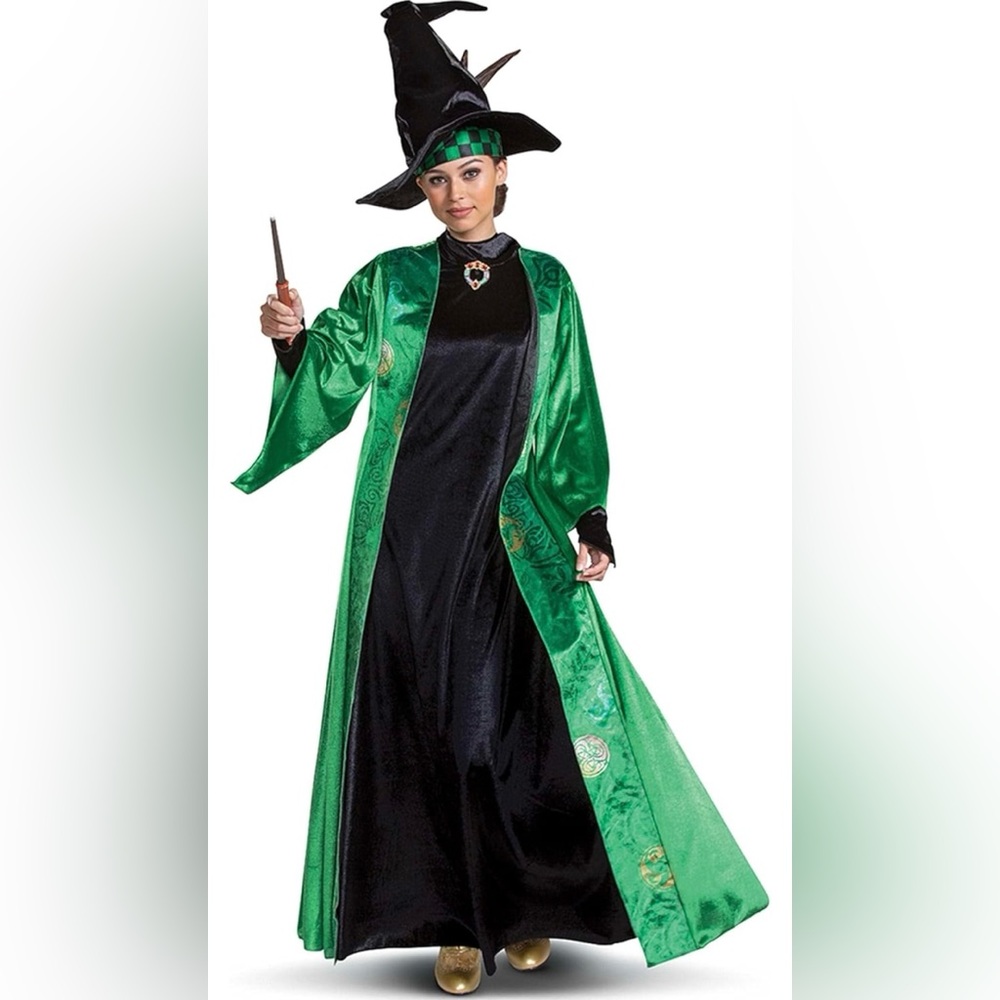 Professor McGonagall Costume, Dress and Hat